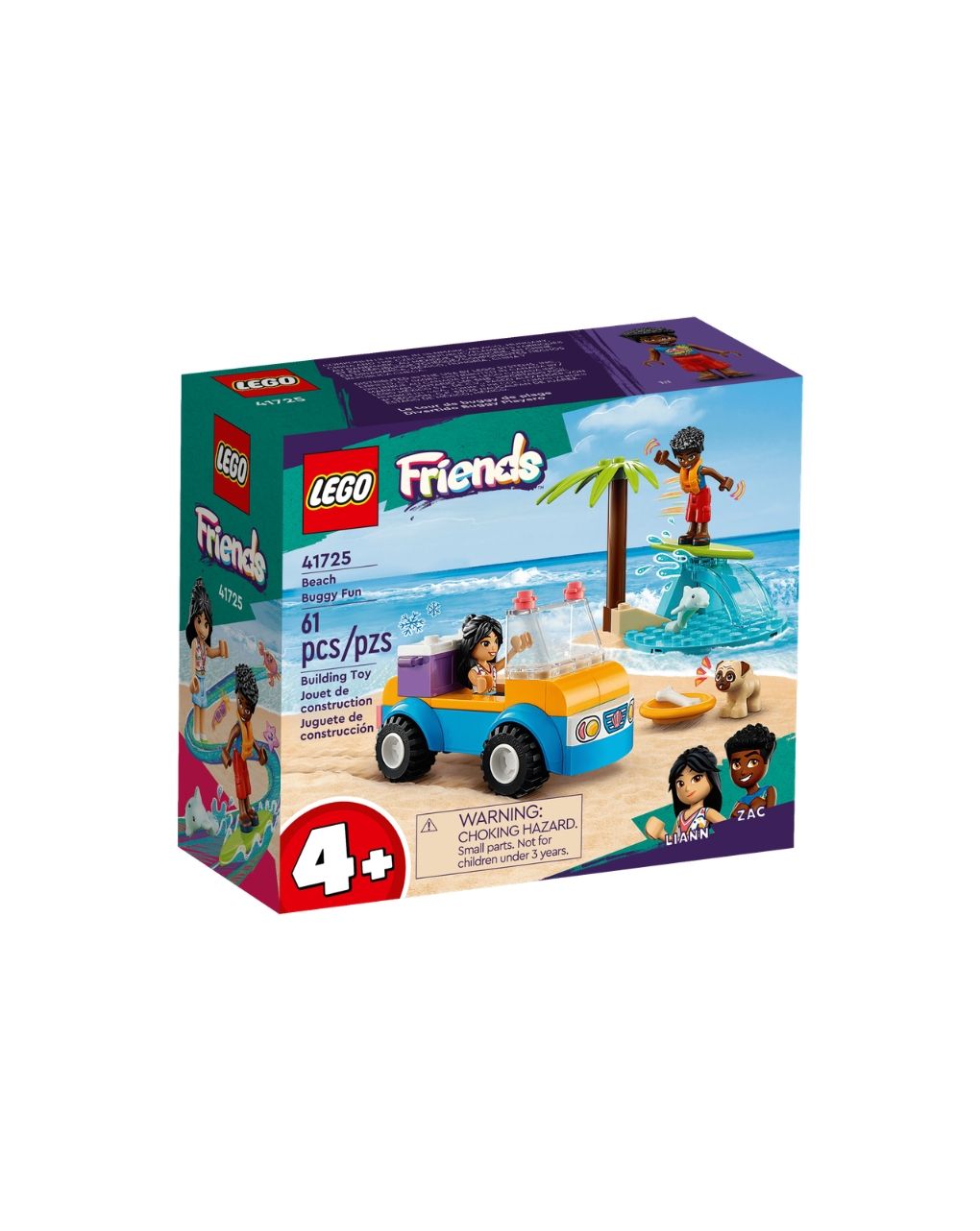 Lego friends beach buggy fun 41725