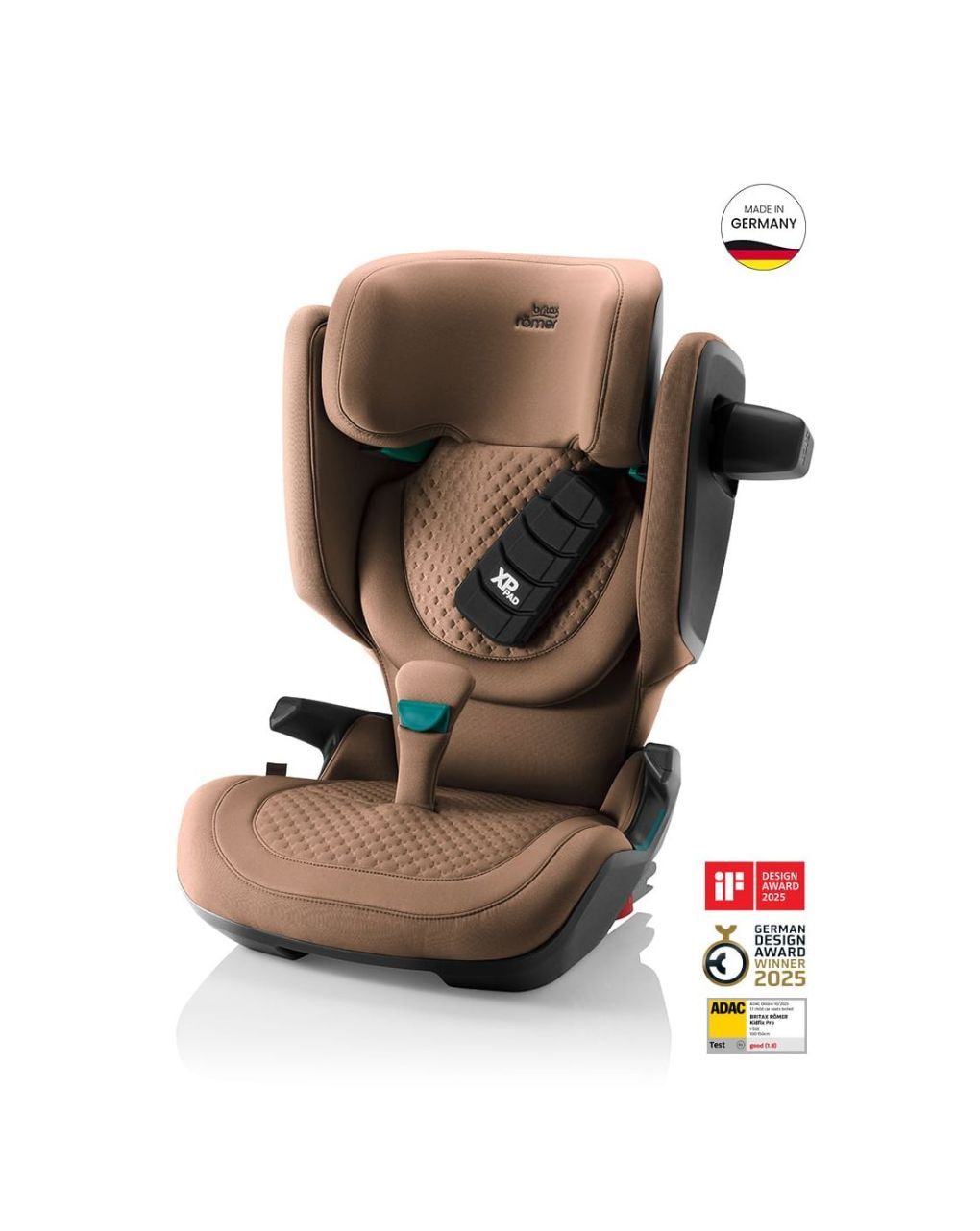 Britax romer κάθισμα αυτοκινήτου kidfix pro style i-size (100-150cm) warm caramel br-3003036-04