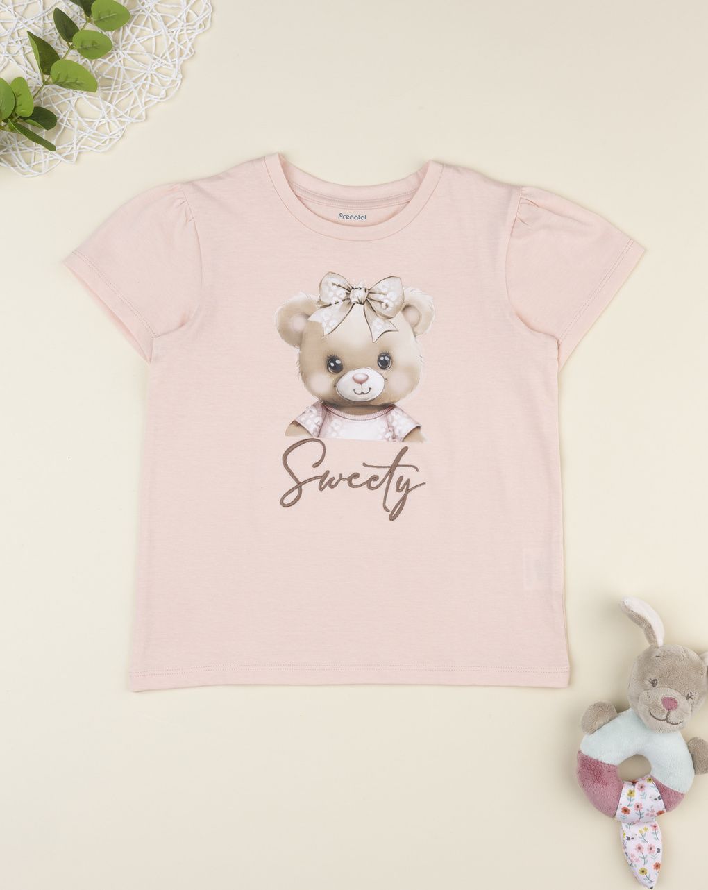 παιδικό t-shirt ροζ sweety για κορίτσι