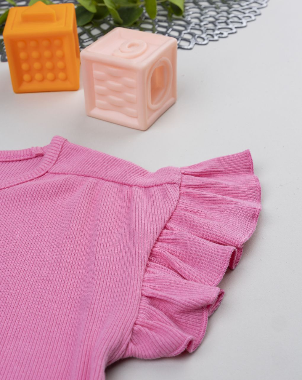 παιδικό φόρεμα ροζ με φράουλα για κορίτσι - Prénatal