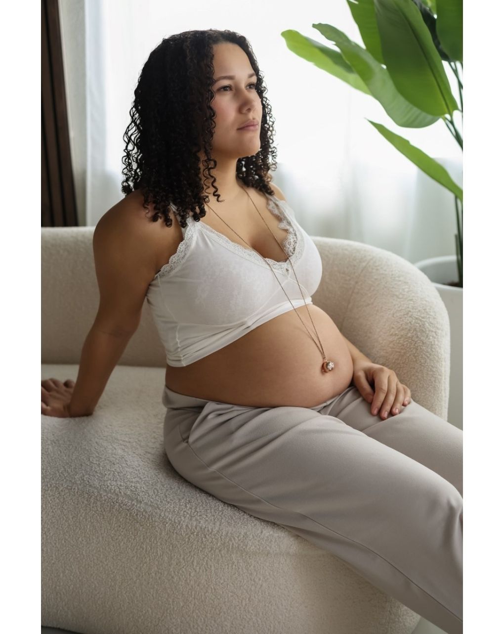 Proud mama μενταγιόν bola eva babybell glowing πατουσάκια pink pm-617 - Proud Mama