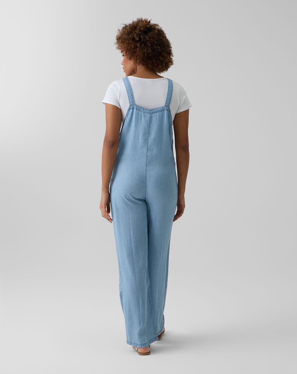 γυναικεία τζιν σαλοπέτα εγκυμοσύνης/θηλασμού μπλε lyocell - Prénatal