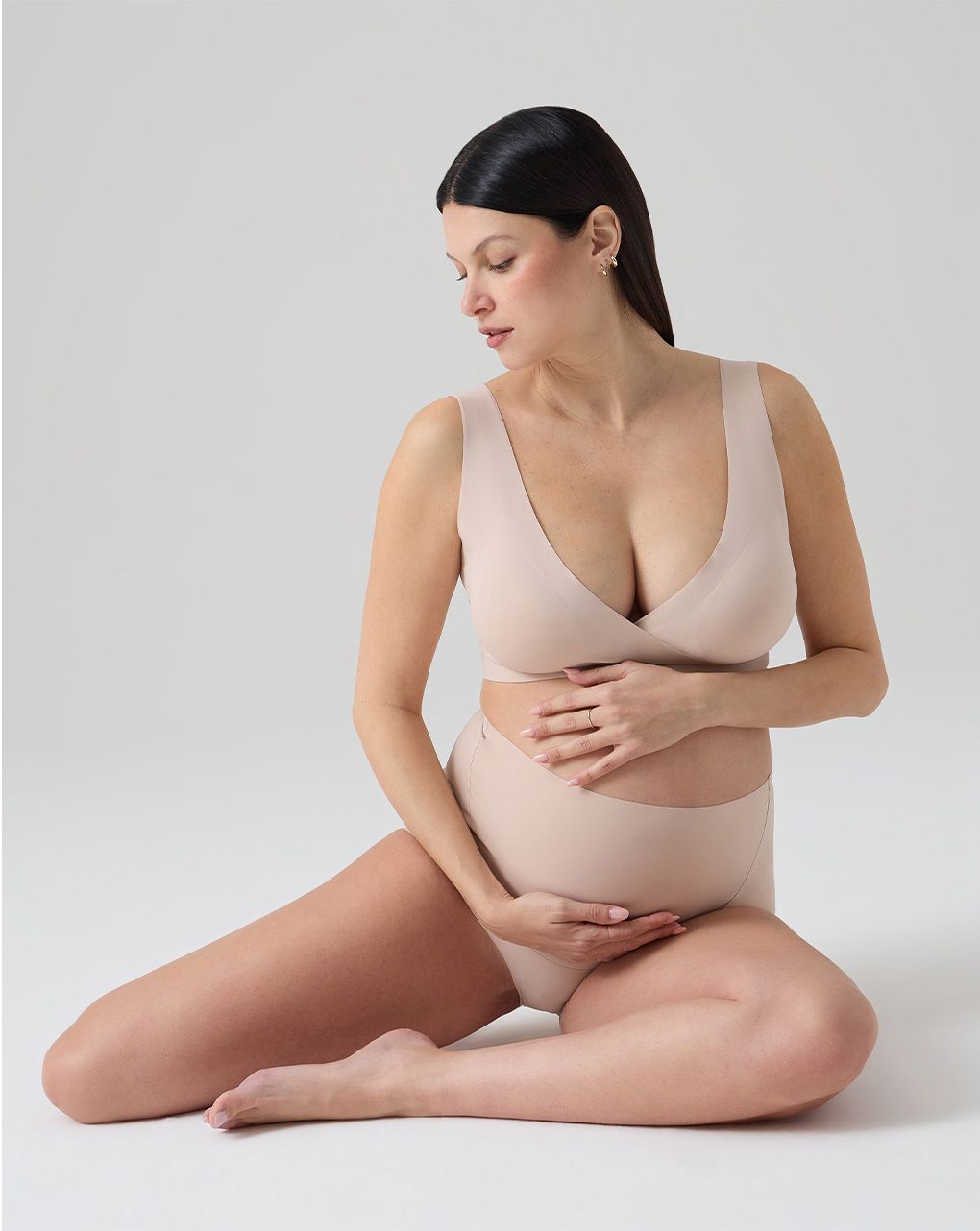 γυναικείο σουτιέν θηλασμού ροζ seamless