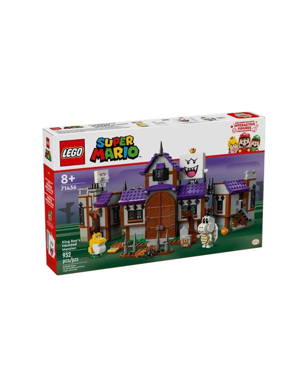 Lego super mario king boo's haunted mansion 71436