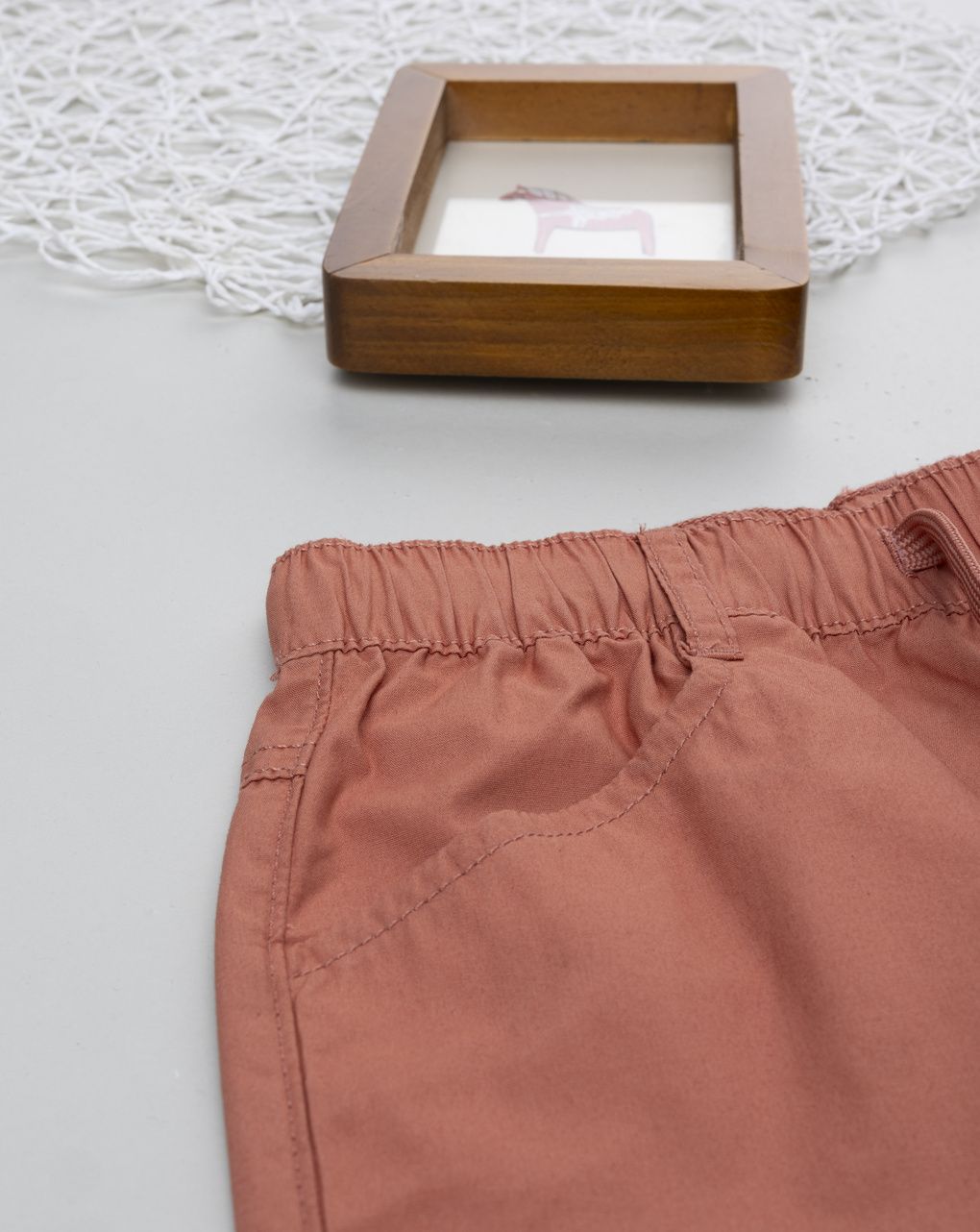 παιδικό σορτσάκι πορτοκαλί για αγόρι - Prénatal