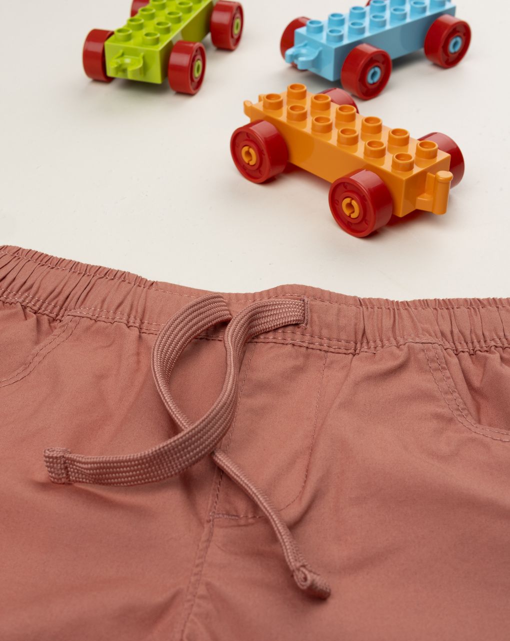 βρεφικό σορτσάκι πορτοκαλί με κορδόνι για αγόρι - Prénatal