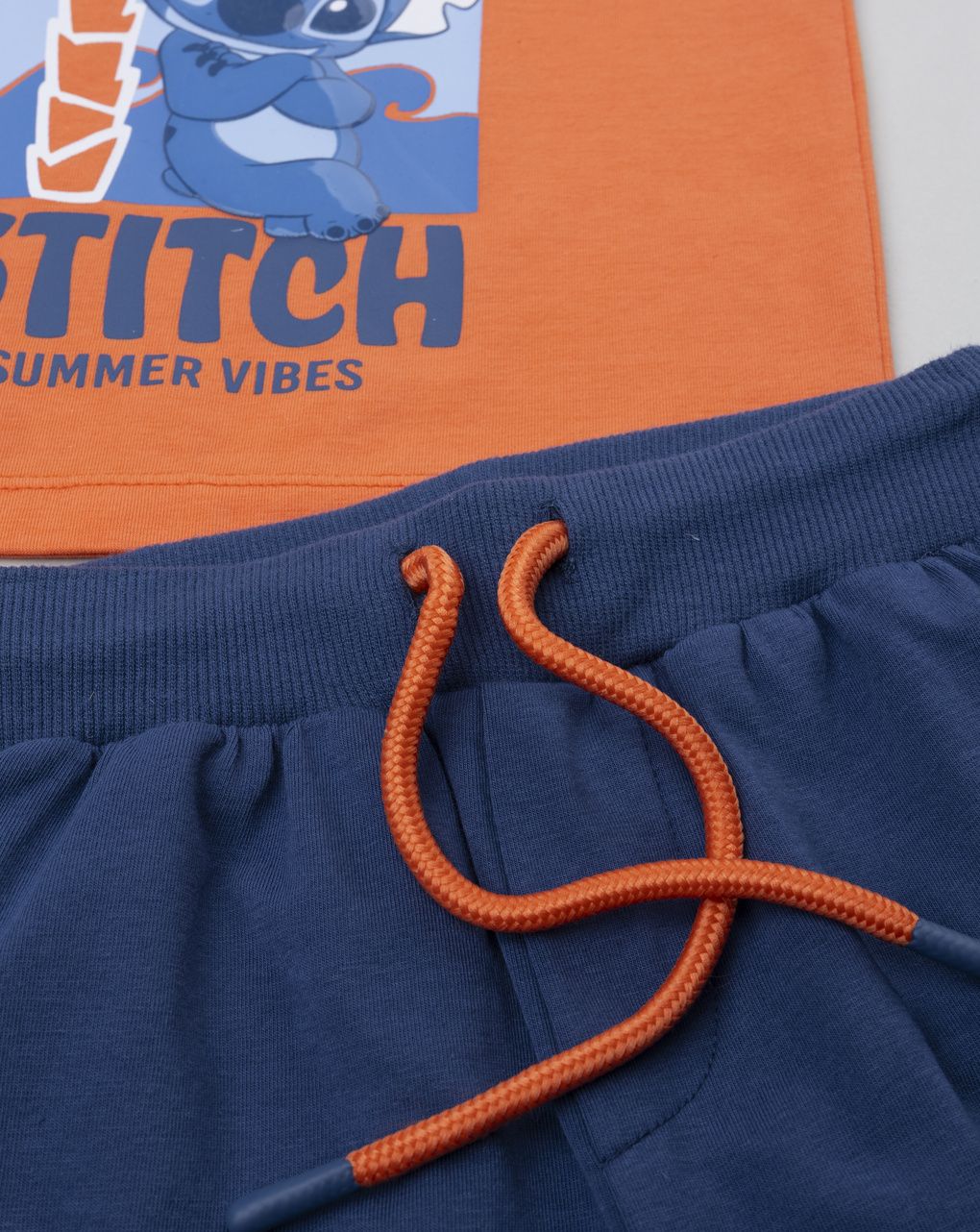 βρεφικό σετ t-shirt και σορτσάκι stitch για αγόρι - Prénatal