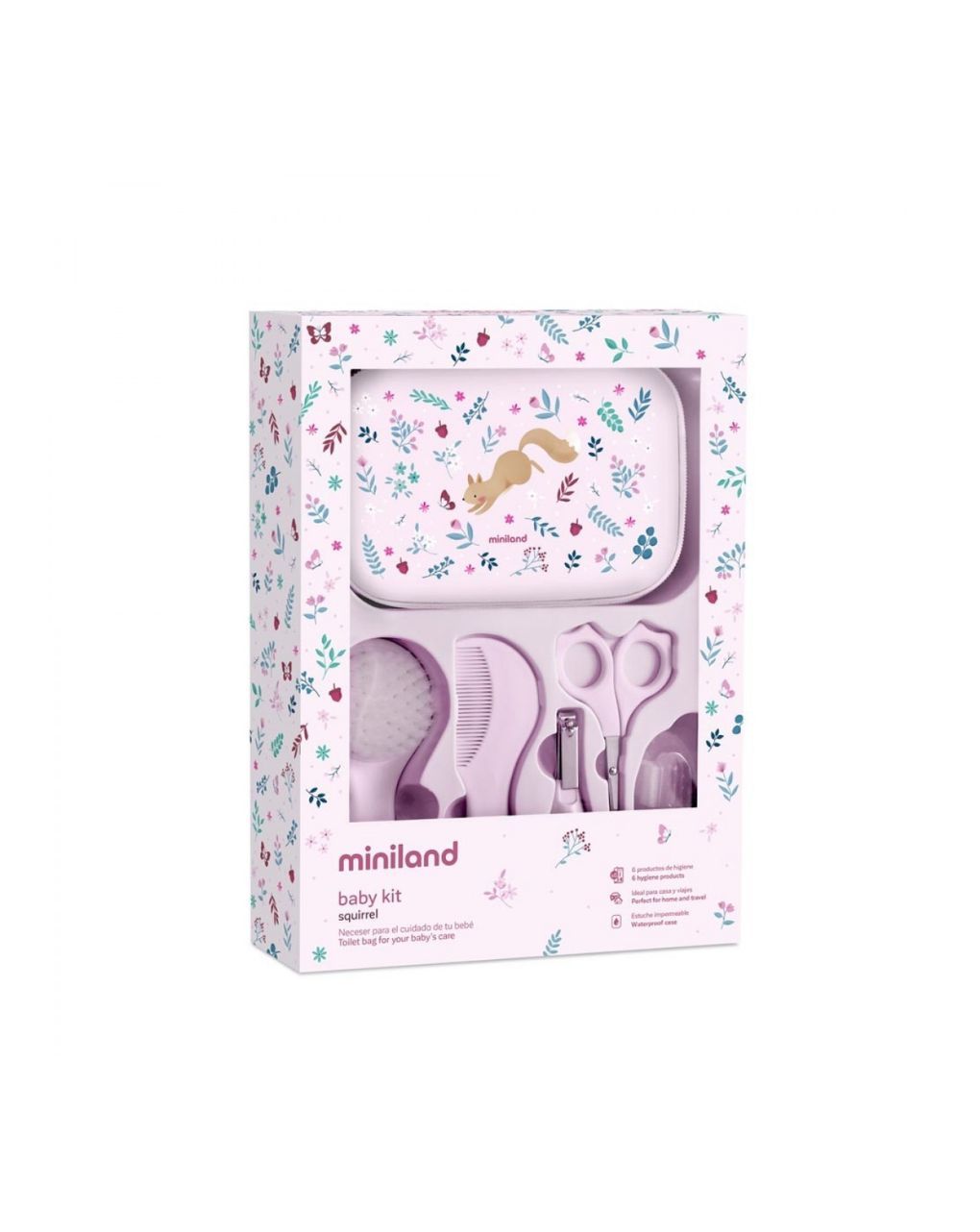 Miniland σετ περιποίησης ταξιδιού baby kit squirrel ml89745 - Miniland