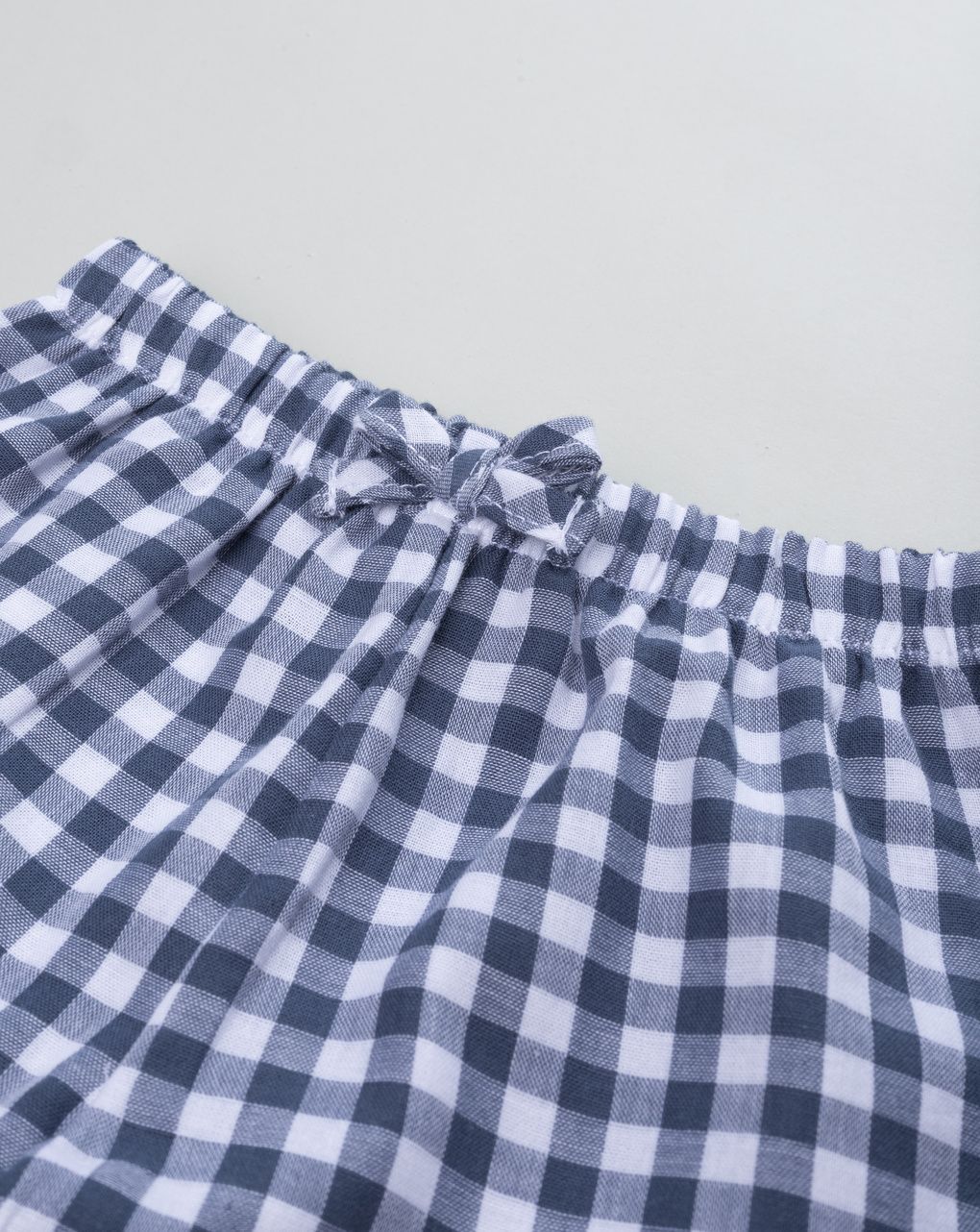 βρεφικό σορτσάκι καρό vichy μπλε για κορίτσι - Prénatal