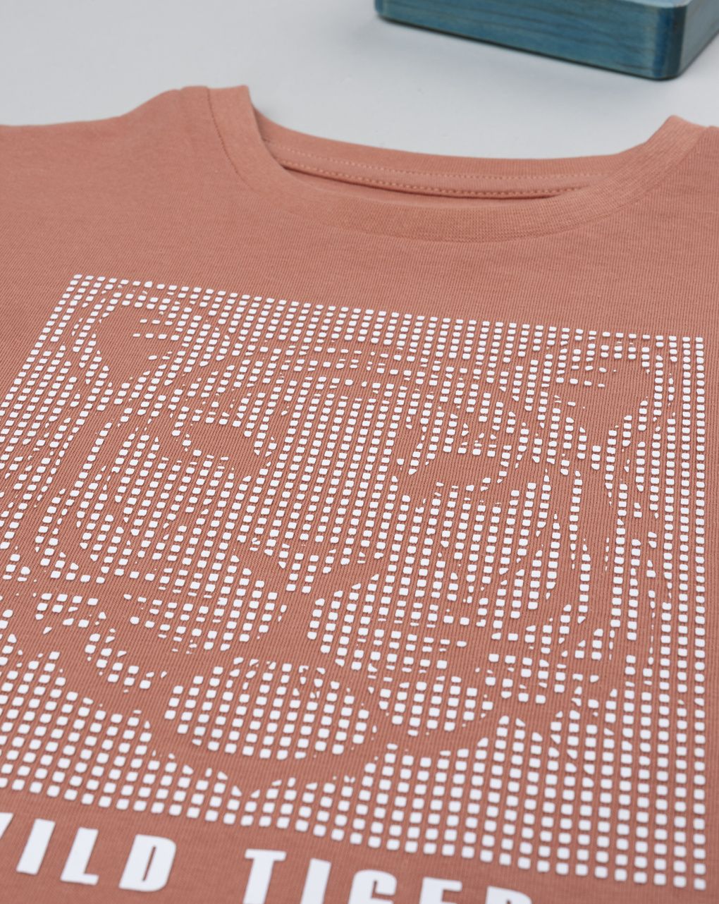 παιδικό t-shirt πορτοκαλί wild tiger για αγόρι - Prénatal