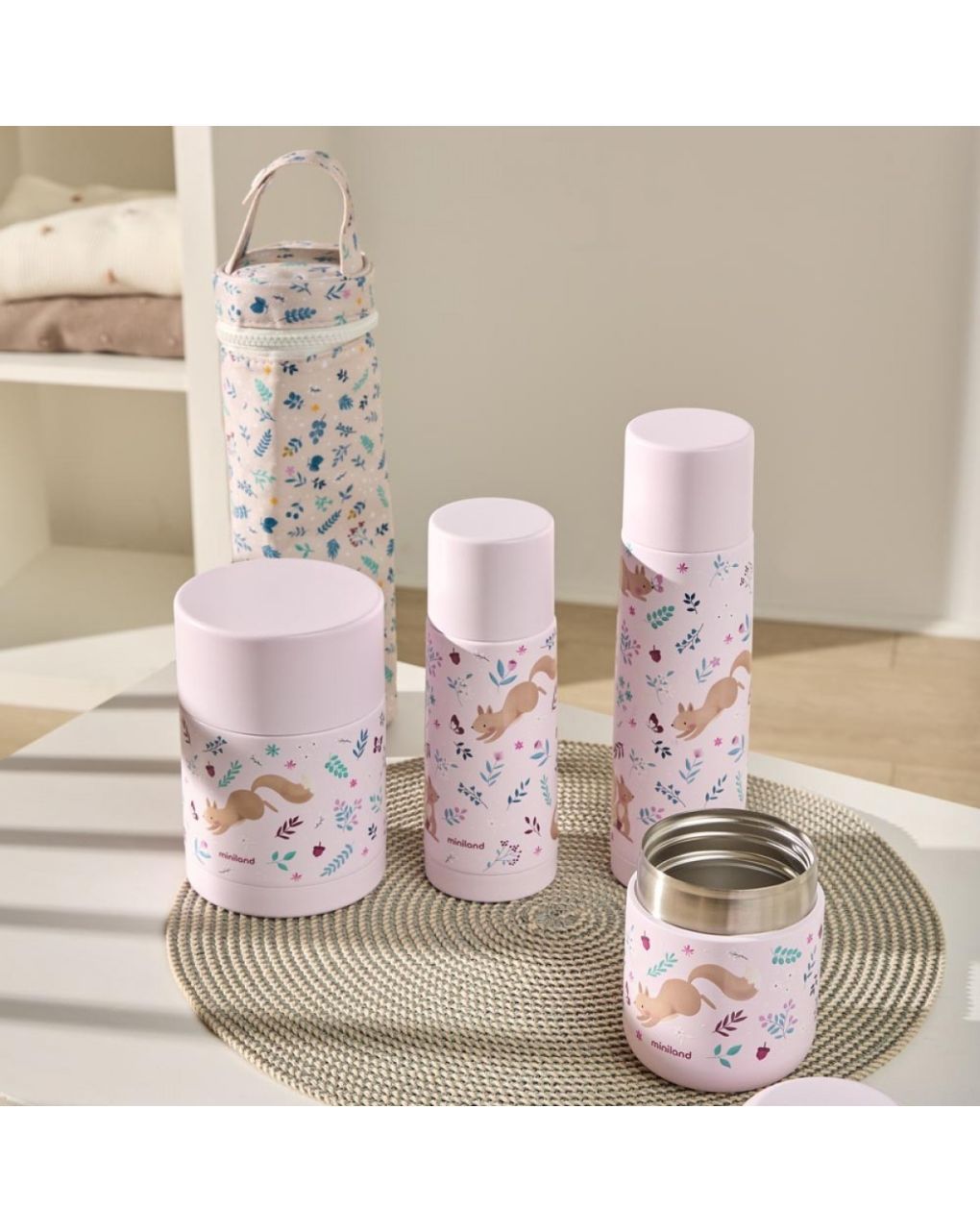 Miniland mini θερμός φαγητού 280ml squirrel ml89733 - Miniland