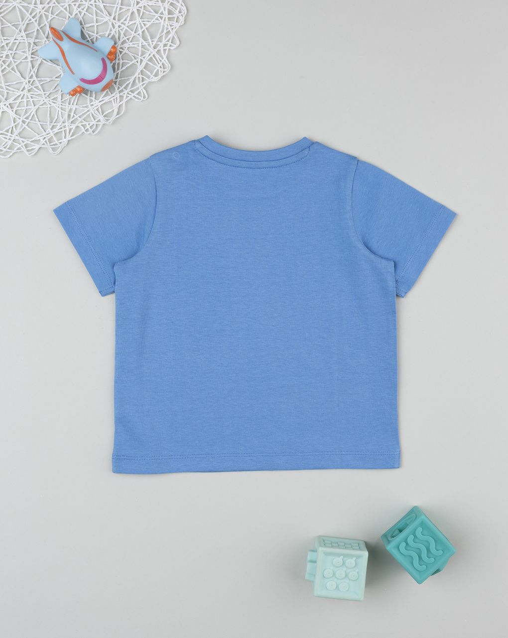 βρεφικό t-shirt μπλε με χαμαιλέοντα για αγόρι - Prénatal