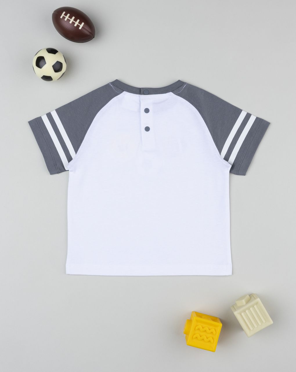 βρεφικό t-shirt λευκό sport για αγόρι - Prénatal