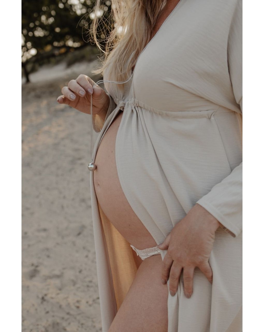 Proud mama μενταγιόν bola sofie silver grey pm-666 - Proud Mama