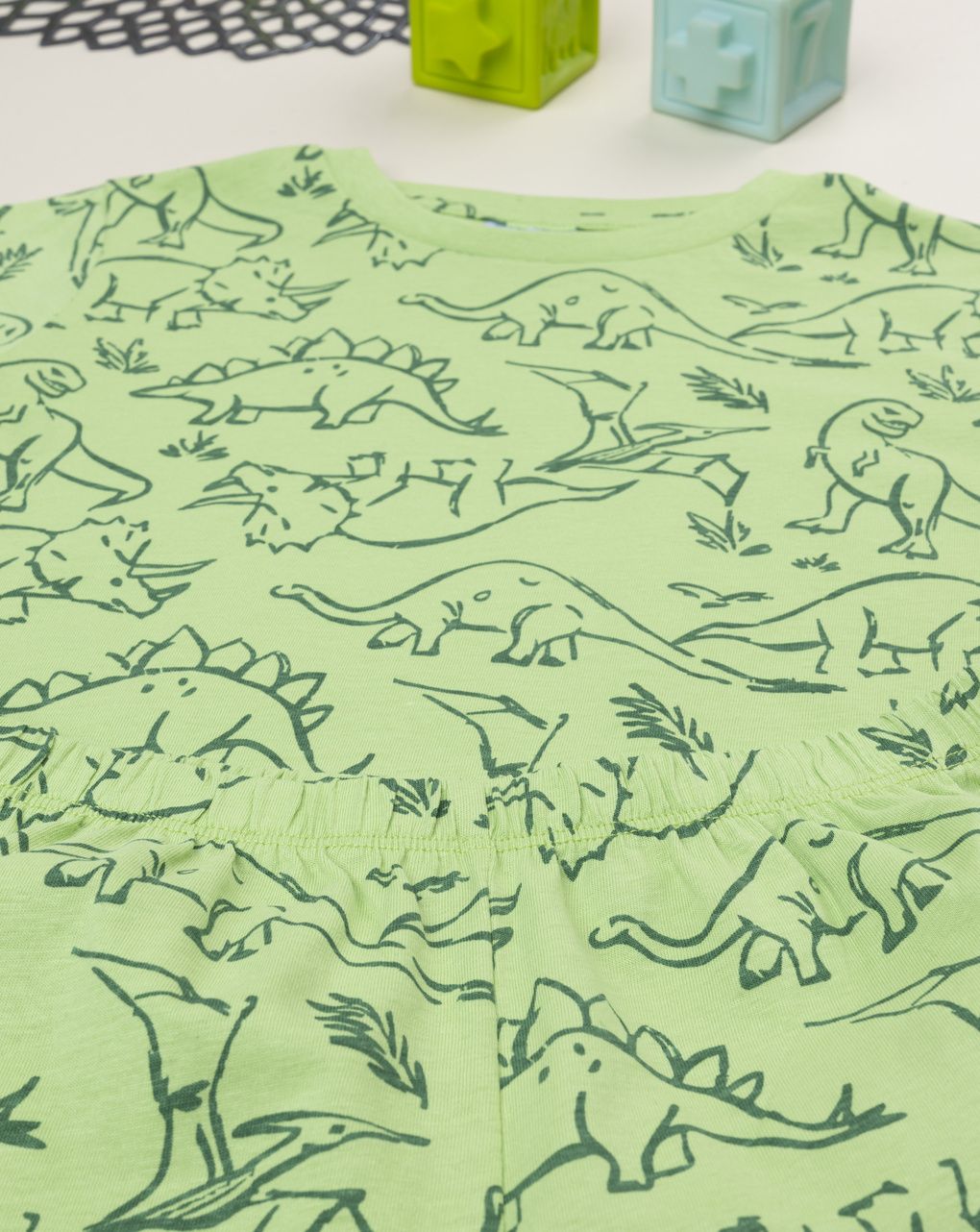 παιδική πιτζάμα πράσινη dino για αγόρι - Prénatal