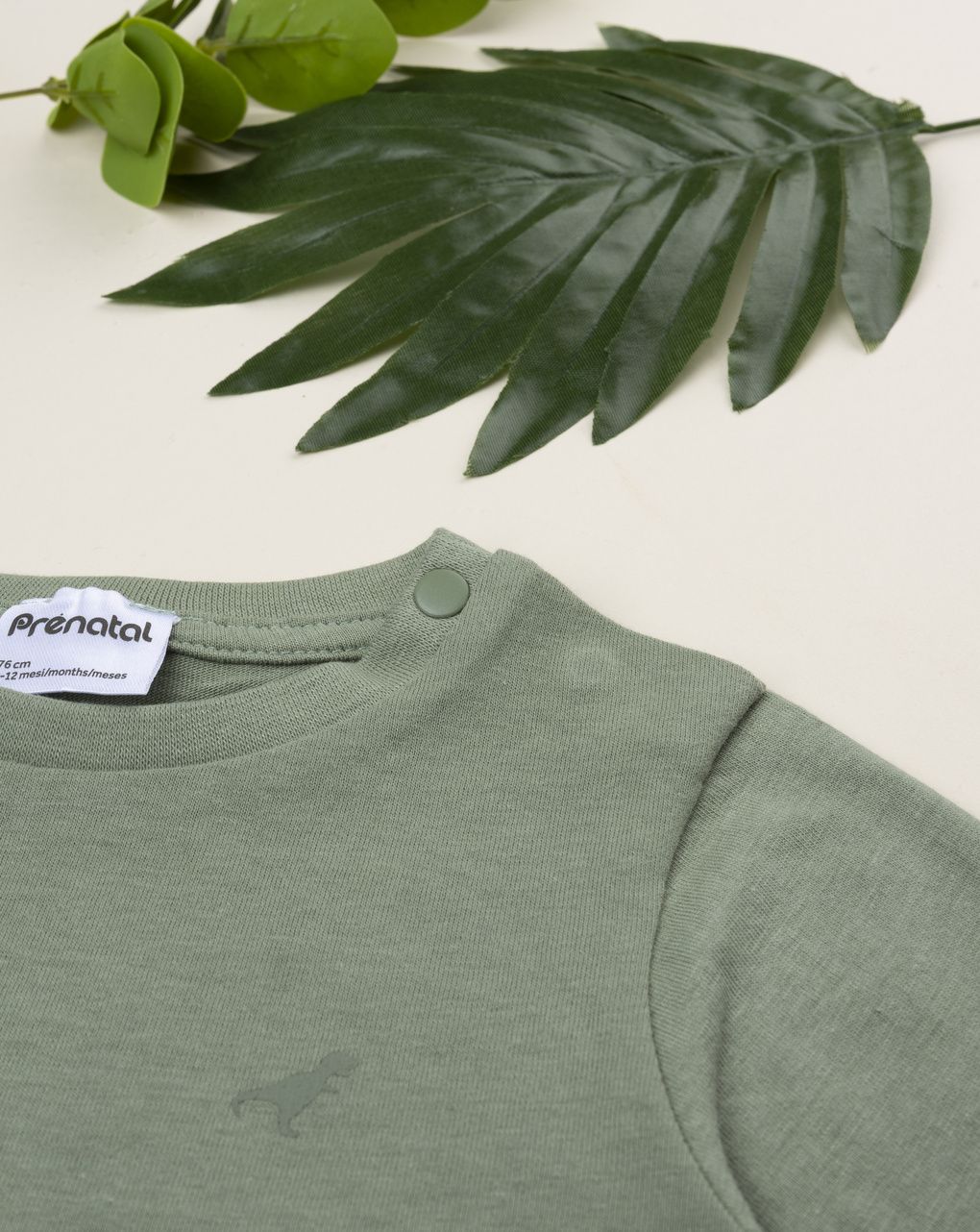 βρεφικό t-shirt λαδί dino για αγόρι - Prénatal