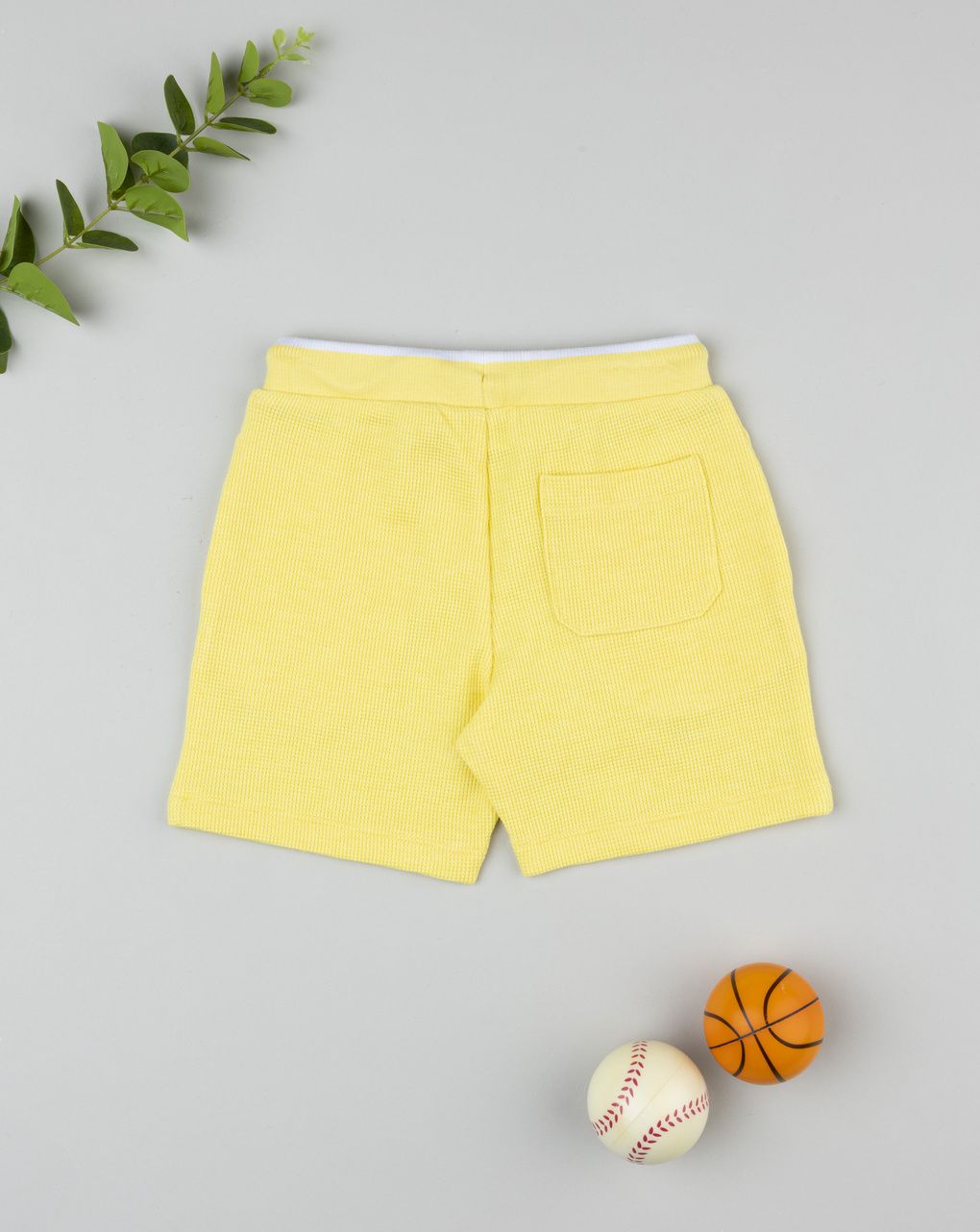 βρεφικό σορτσάκι κίτρινο player για αγόρι - Prénatal