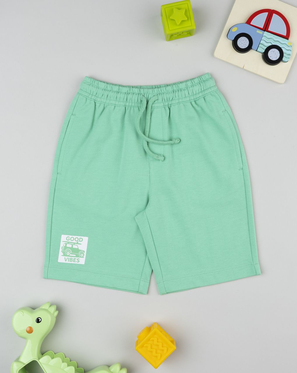 παιδικό σορτσάκι βεραμάν good vibes για αγόρι