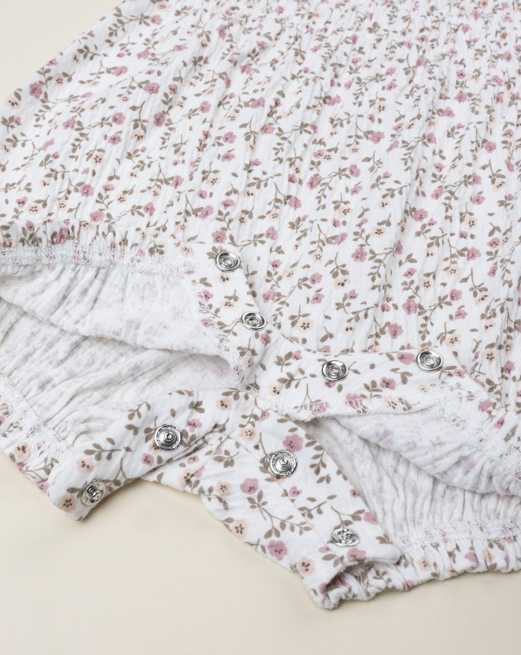βρεφικό φορμάκι λευκό φλοράλ για κορίτσι - Prénatal