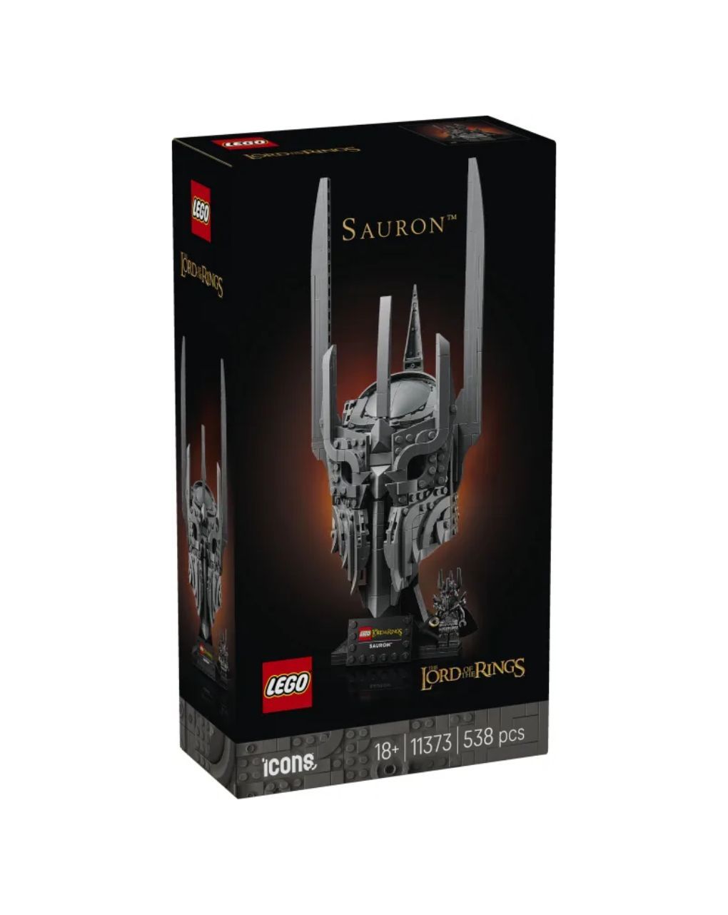 Lego icons the lord of the rings: sauron΄s helmet 11373