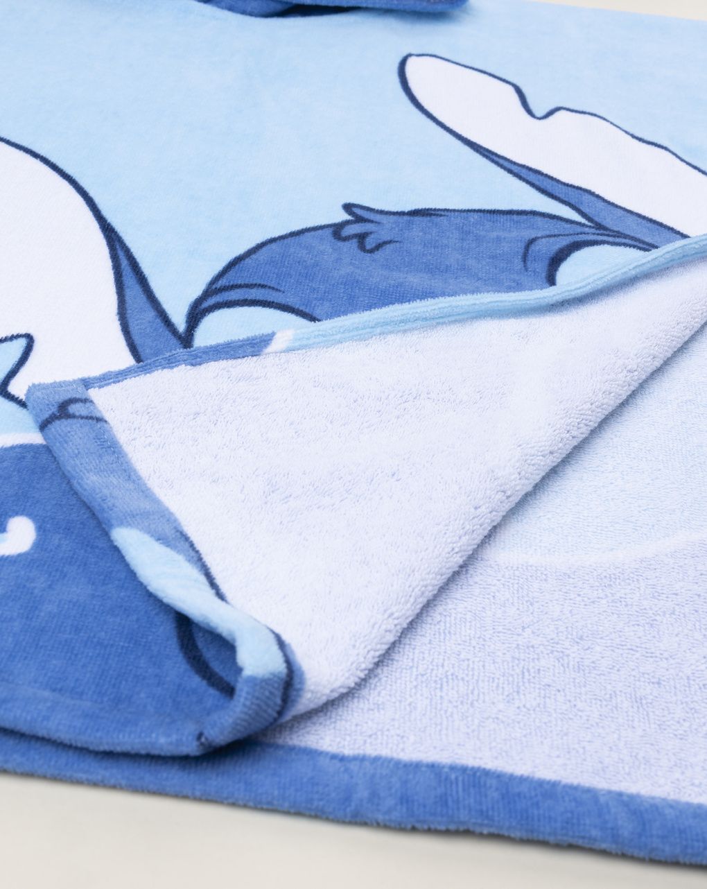 βρεφικό πόντσο θαλάσσης μπλε stitch για αγόρι - Prénatal