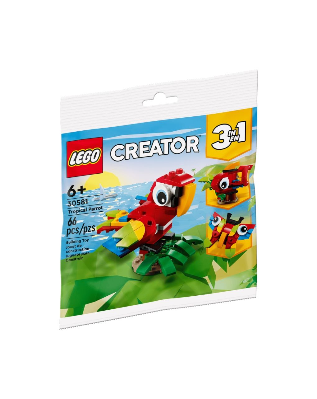 Lego creator 3-in-1 tropical parrot 30581
