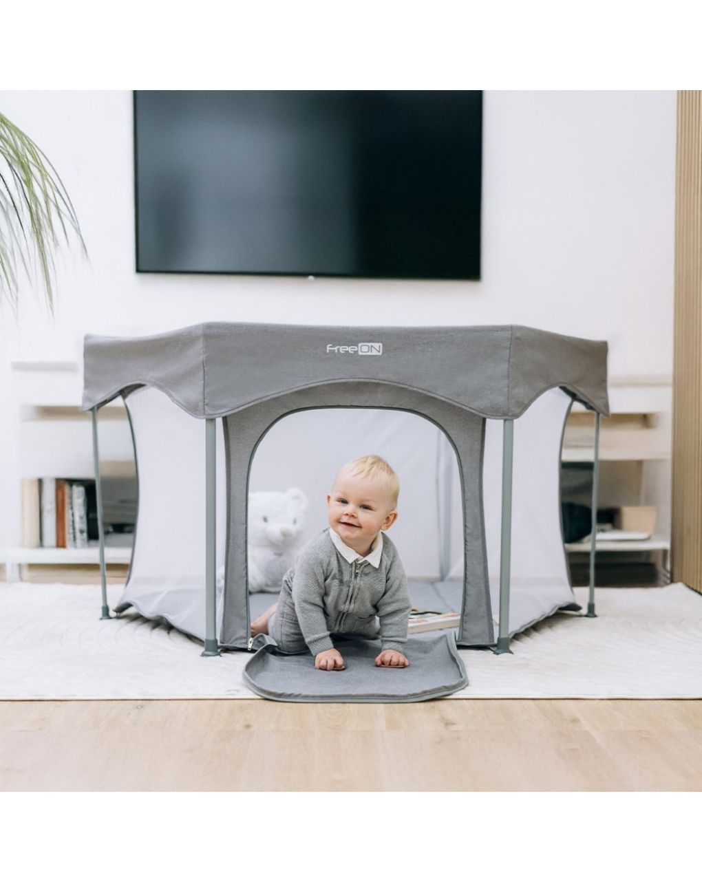 Freeon εξάγωνο πάρκο μωρού playpen hexagon quick folding  88353 - Freeon