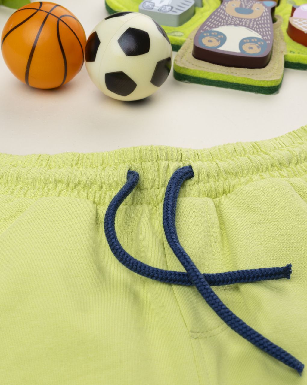 παιδικό σορτσάκι λαχανί με κροκόδειλο για αγόρι - Prénatal