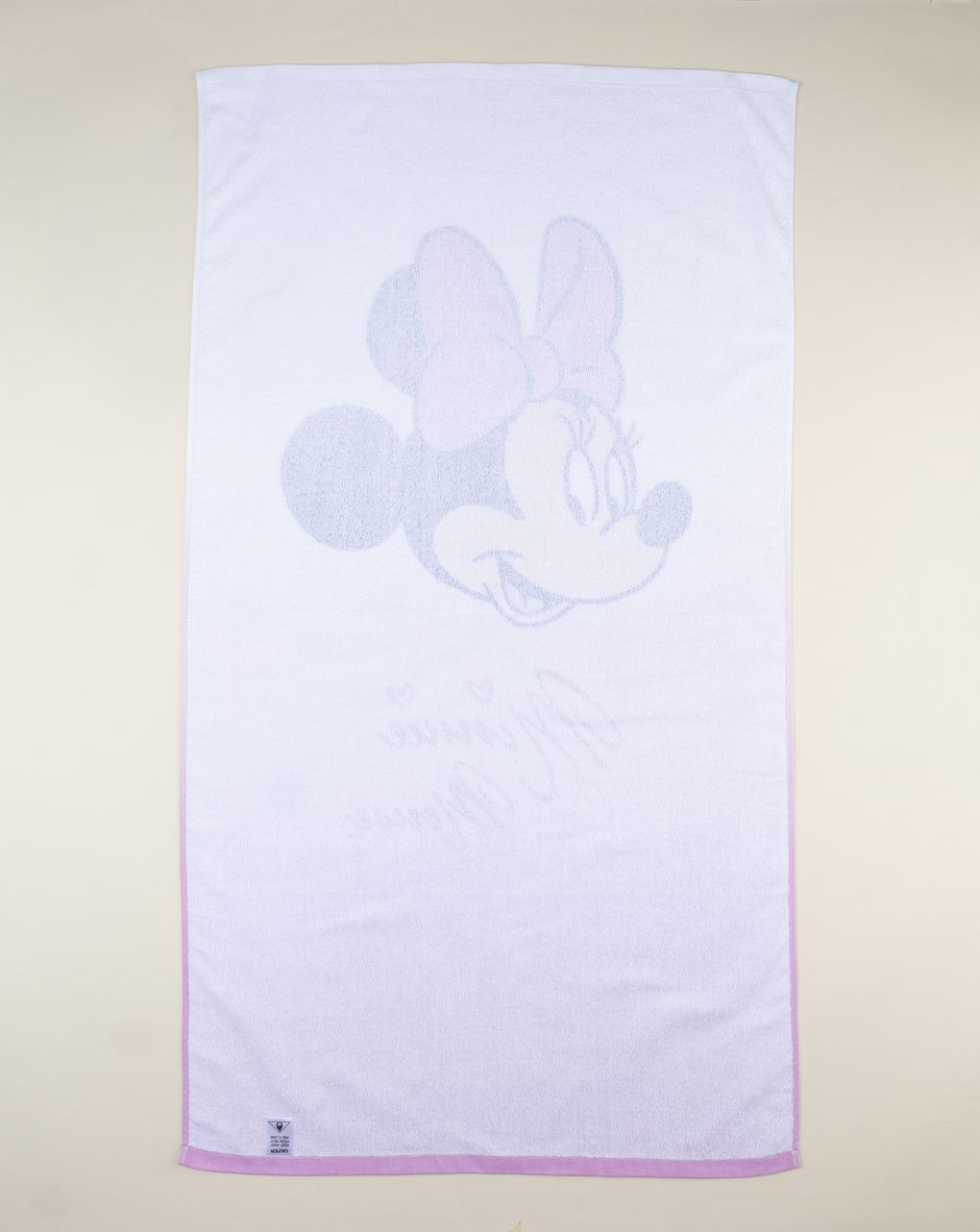 παιδική πετσέτα θαλάσσης ροζ minnie για κορίτσι - Prénatal