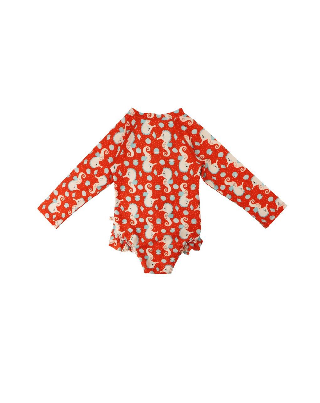 Zoocchini ολόσωμο μαγιό με μανίκια uv sally the seahorse zoo12604 - Zoocchini