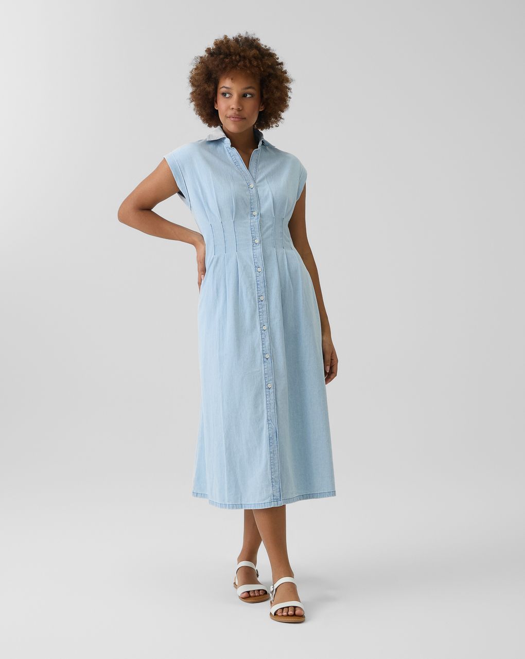 γυναικείο τζιν φόρεμα εγκυμοσύνης/θηλασμού μπλε ανοιχτό