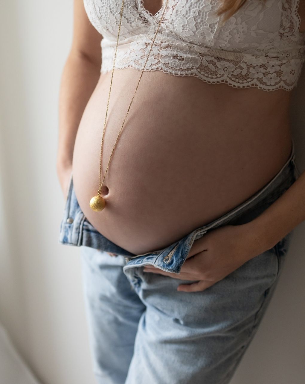 Proud mama μενταγιόν bola luna rose gold pm-572 - Proud Mama