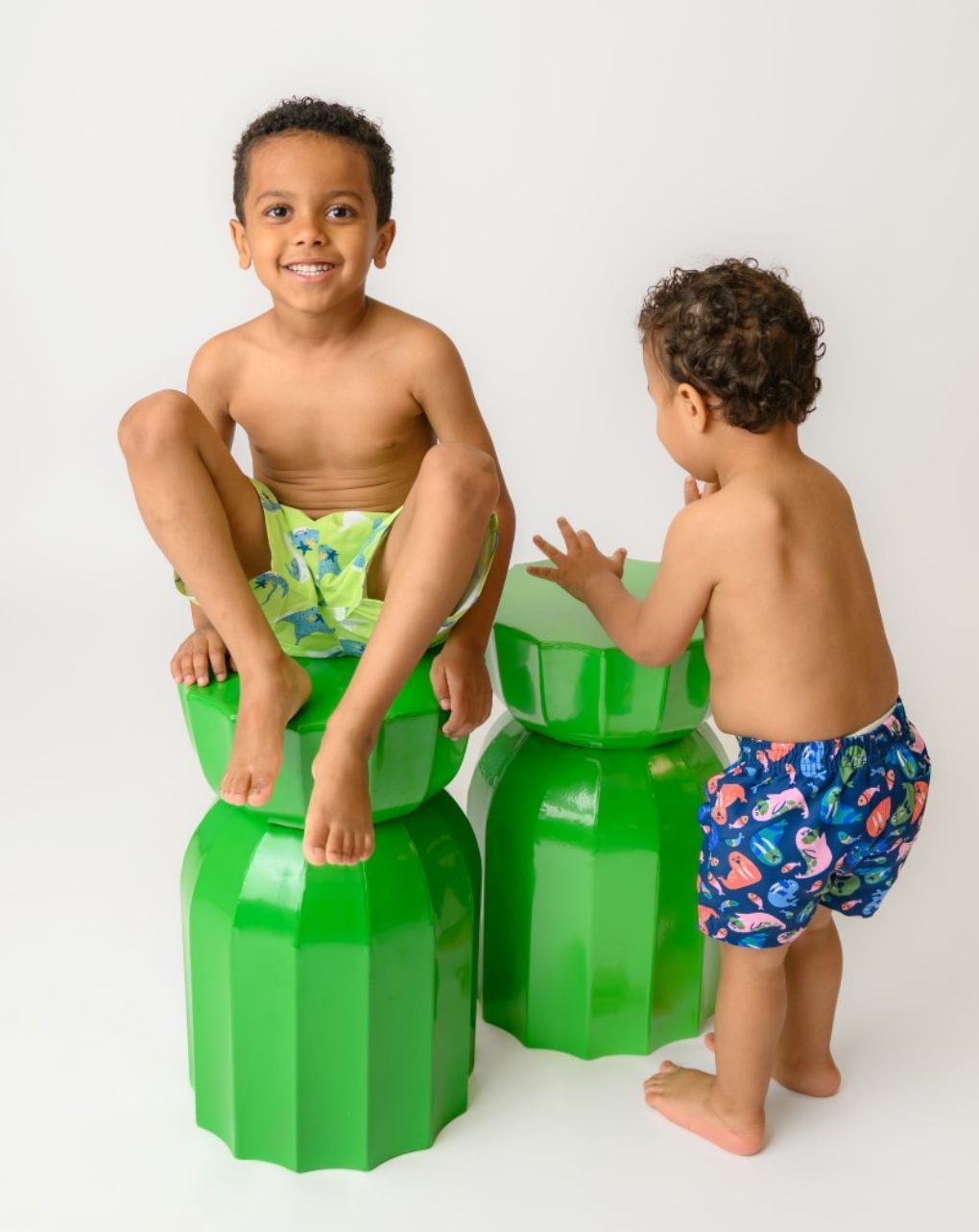 Zoocchini παιδικό μαγιό σορτς wally the walrus zoo12906 - Zoocchini