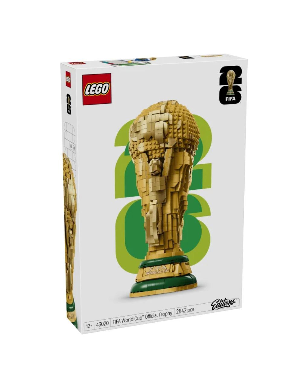 Lego editions sets fifa world cup official trophy 43020