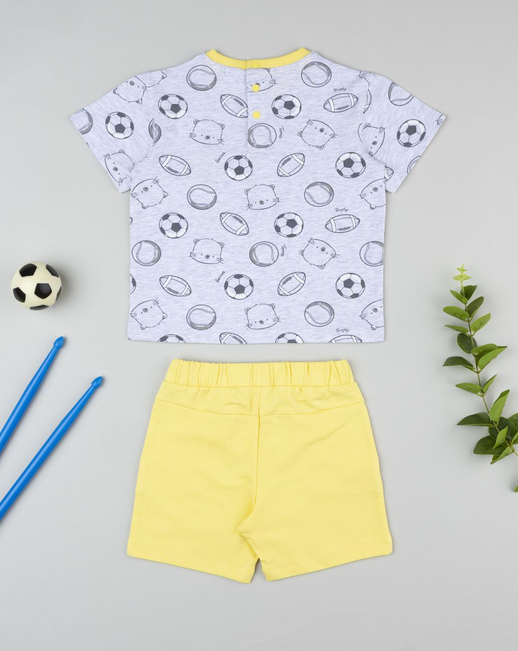 βρεφικό σετ t-shirt και σορτσάκι best player για αγόρι - Prénatal