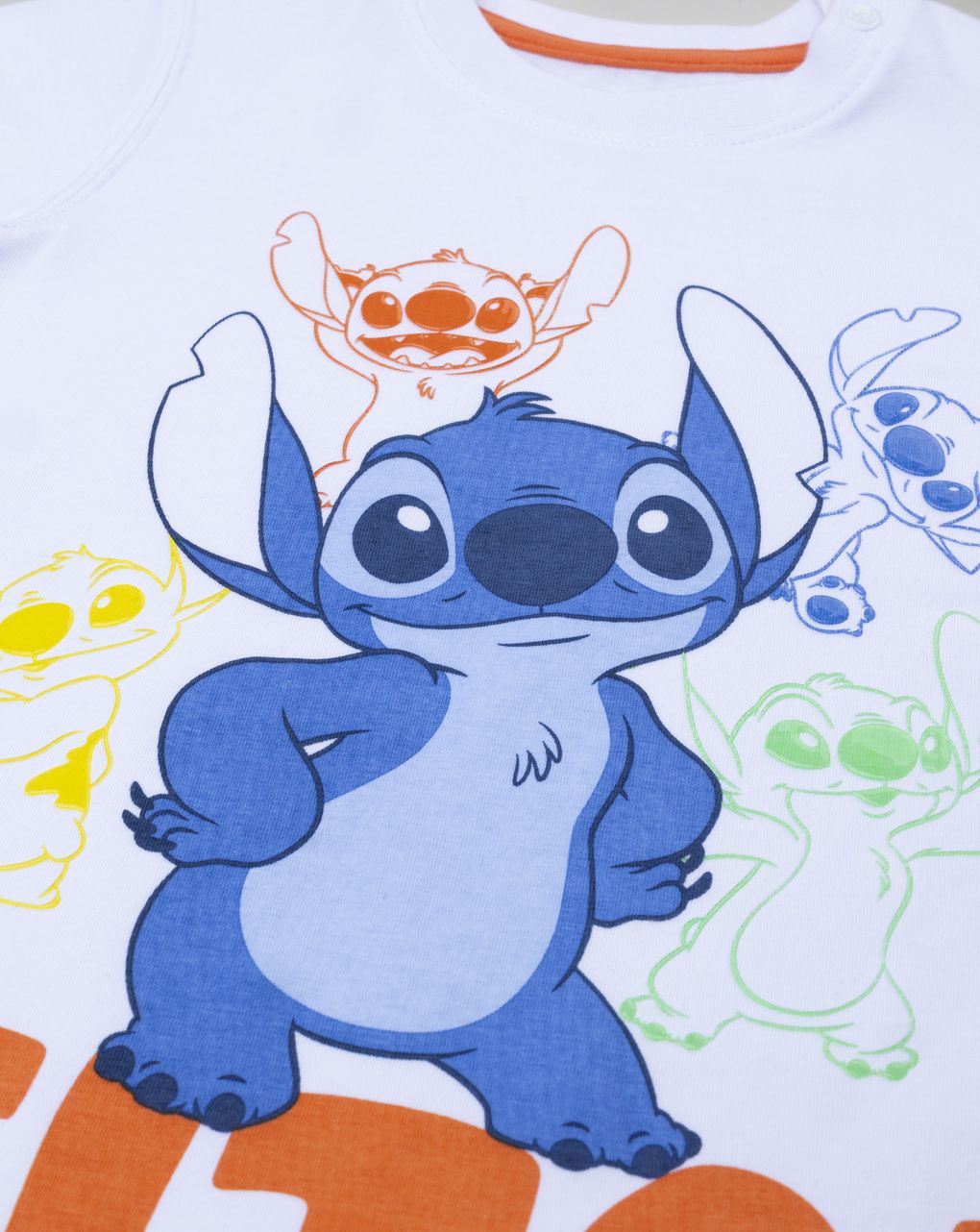 βρεφικό t-shirt λευκό stitch για αγόρι - Prénatal