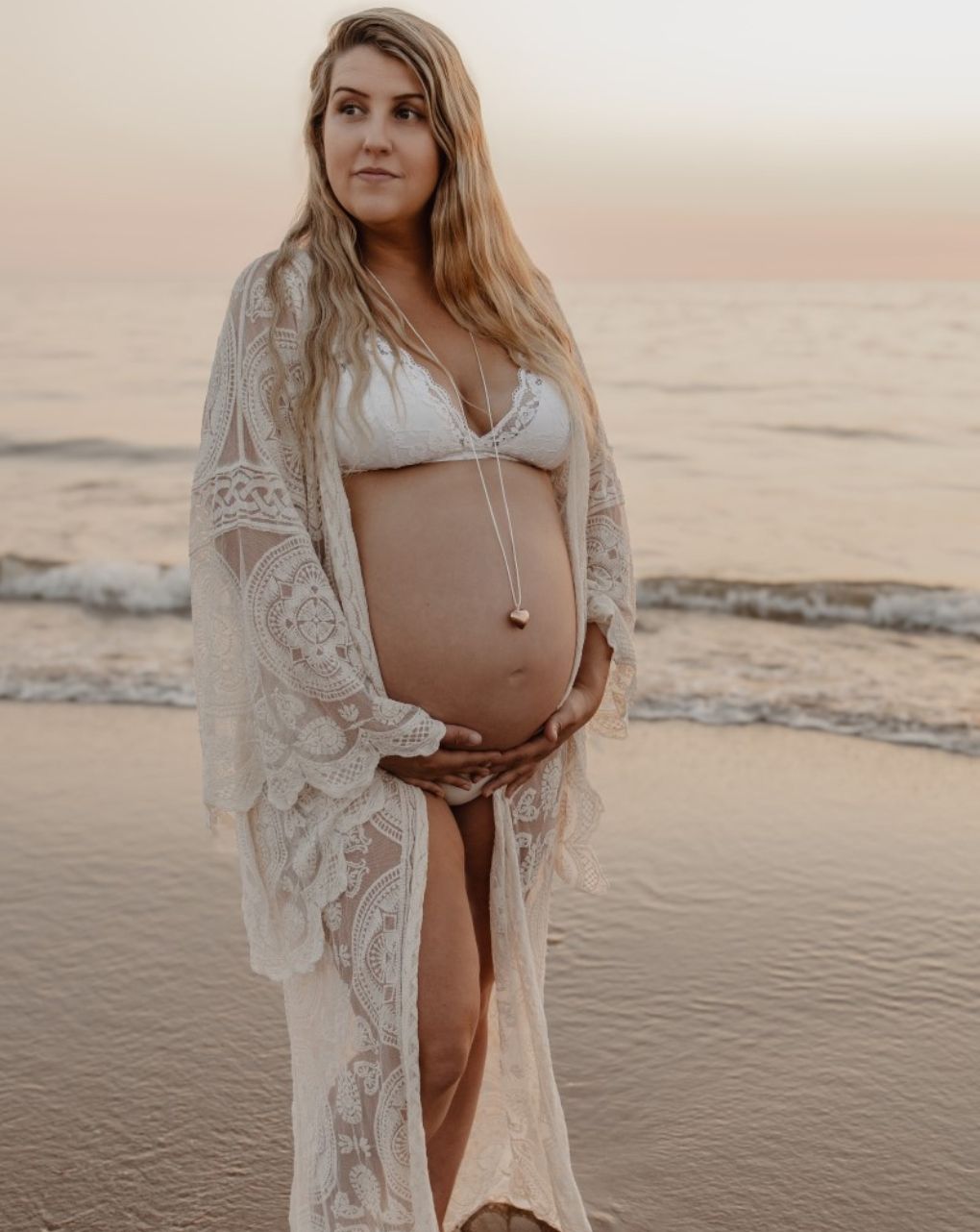 Proud mama μενταγιόν bola sofie rose gold καρδιά pm-670 - Proud Mama