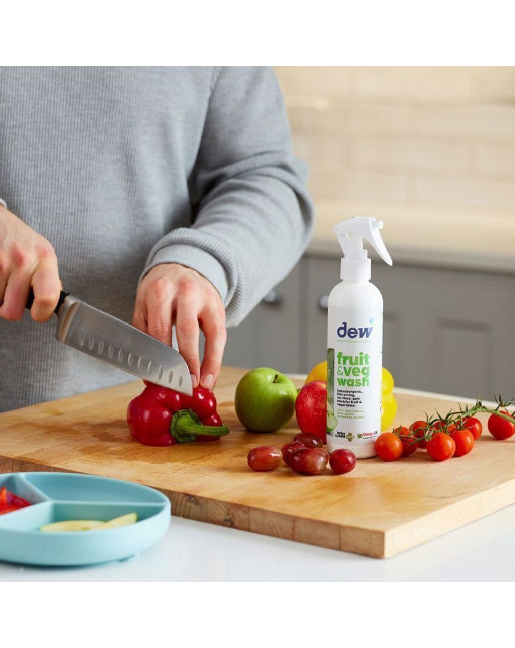 Dew fruit & veg wash απολυμαντικό καθαριστικό spray φρούτων λαχανικών χωρίς τοξικά χημικά 250ml eco/1100900992 - Dew