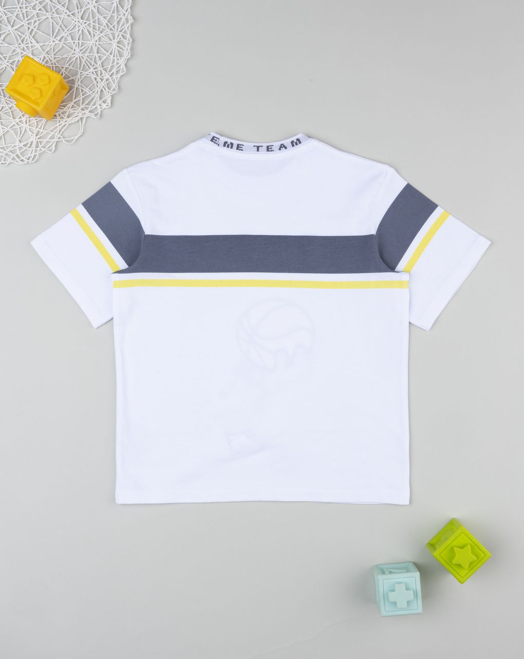 παιδικό t-shirt λευκό mickey basket για αγόρι - Prénatal