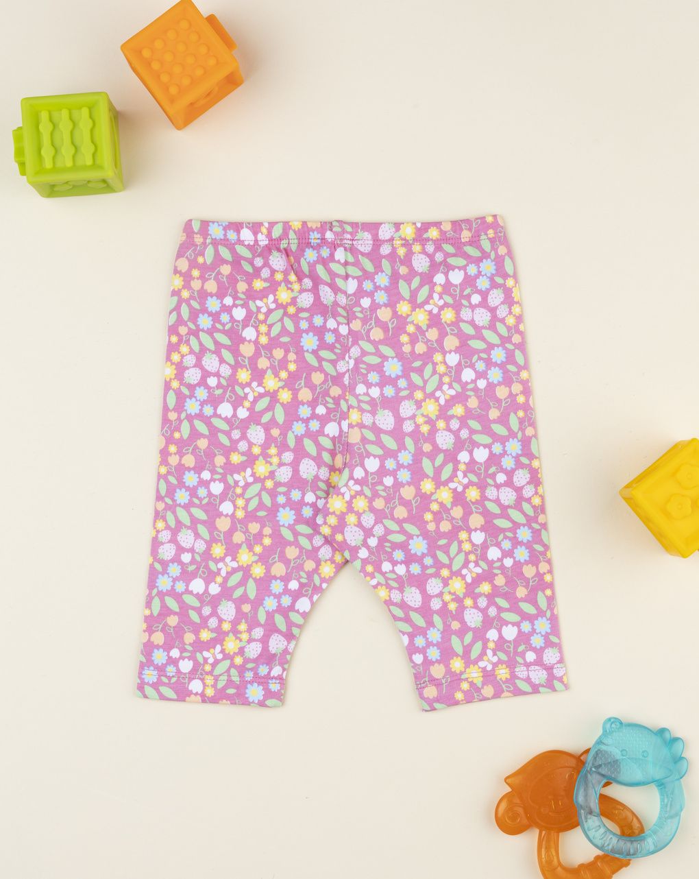 βρεφικό κολάν ροζ φλοράλ για κορίτσι - Prénatal