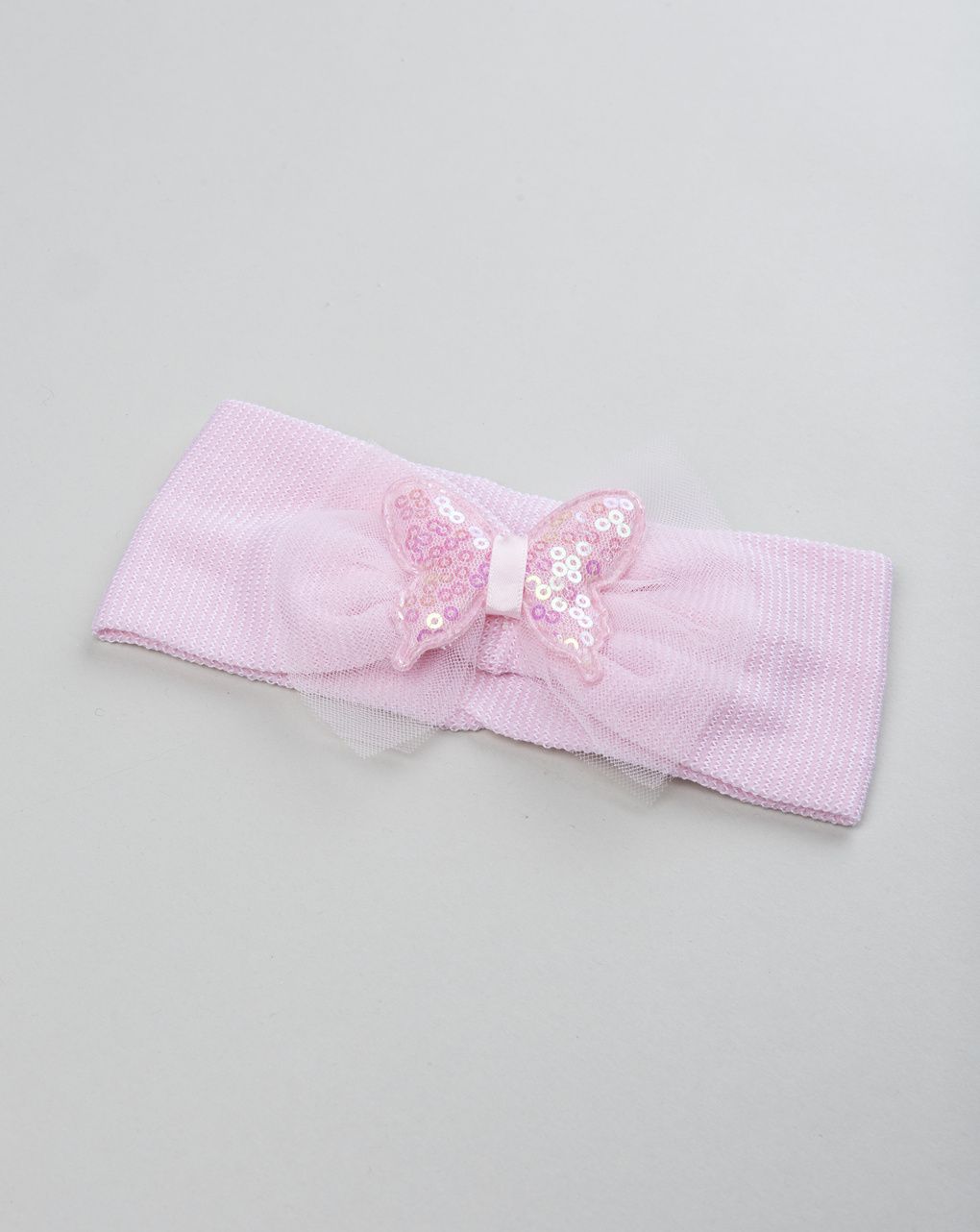 βρεφική κορδέλα μαλλιών ροζ με πεταλούδα για κορίτσι - Prénatal