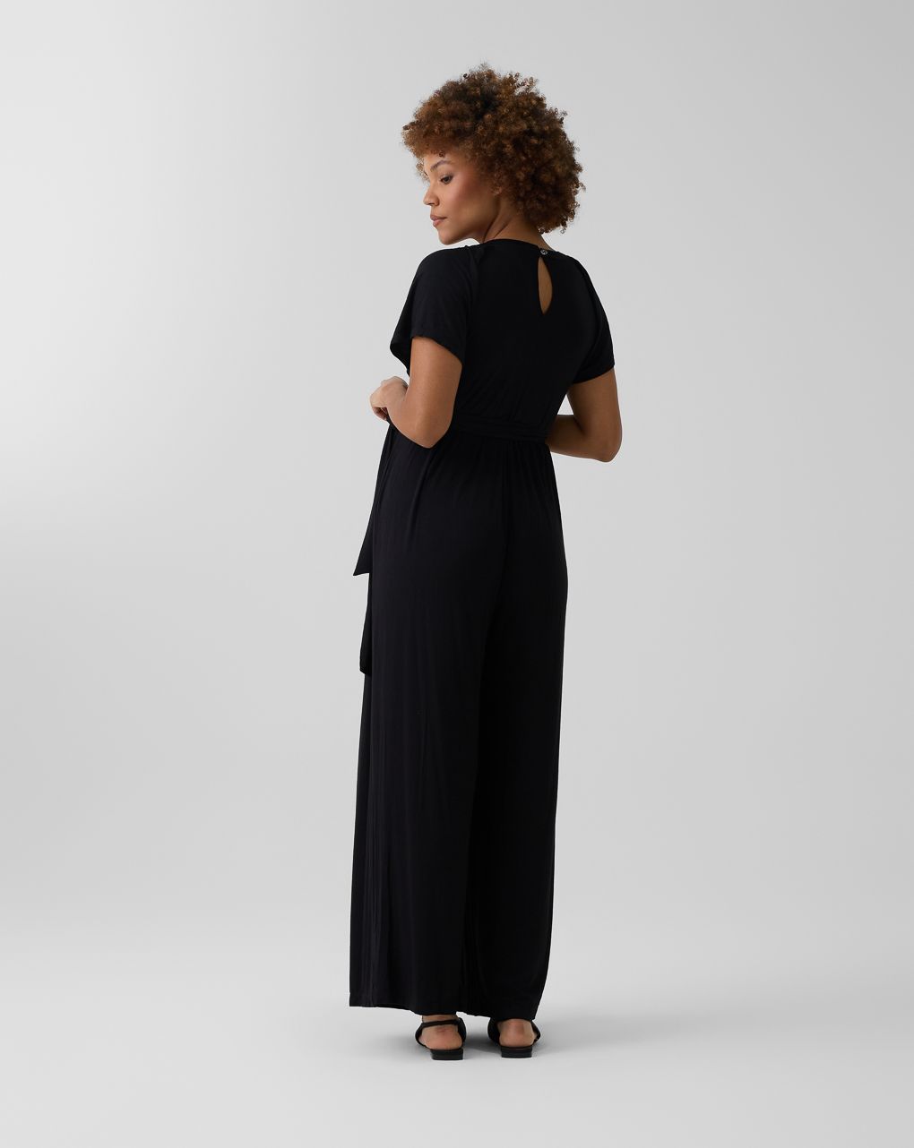 γυναικεία ολόσωμη φόρμα εγκυμοσύνης/θηλασμού μαύρη - Prénatal