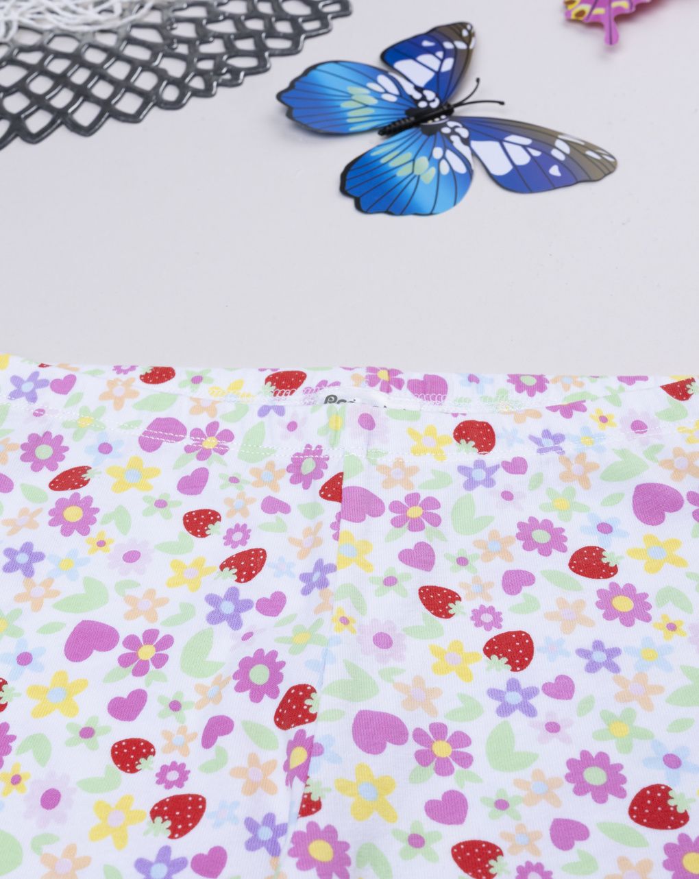 παιδικό κολάν λευκό φλοράλ για κορίτσι - Prénatal