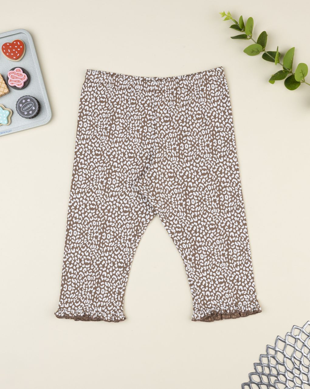 παιδικό κολάν καφέ animal print για κορίτσι