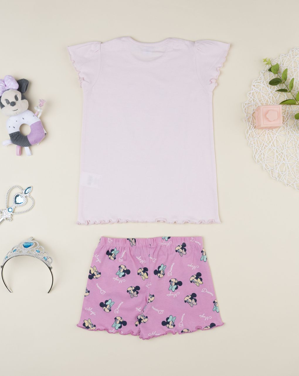 παιδική πιτζάμα ροζ minnie για κορίτσι - Prénatal