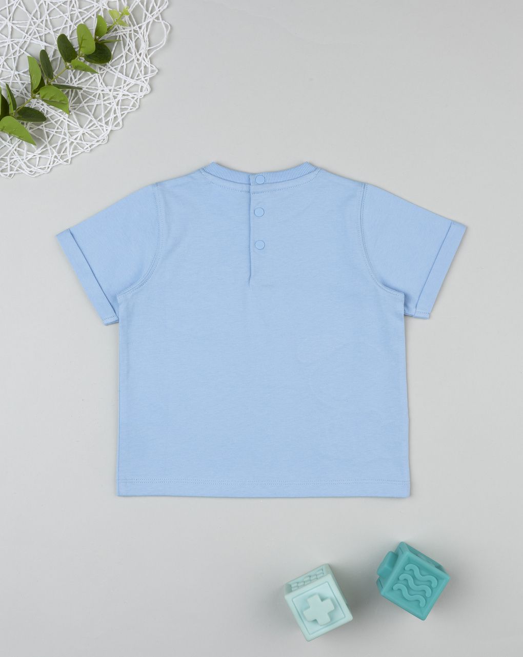 βρεφικό t-shirt γαλάζιο με σκυλάκια για αγόρι - Prénatal