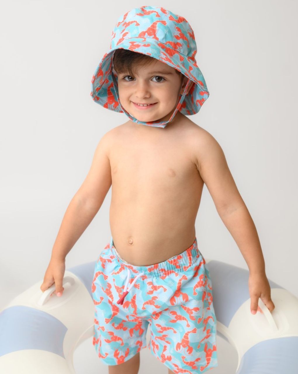 Zoocchini παιδικό μαγιό σορτς logan the lobster zoo12907 - Zoocchini