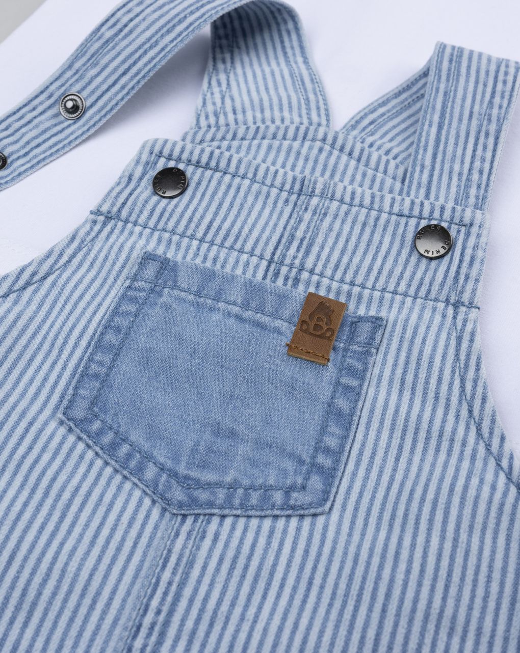 βρεφικό σετ t-shirt και τζιν σαλοπέτα για αγόρι - Prénatal