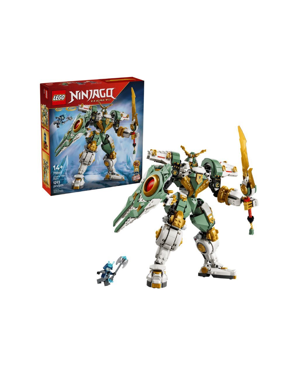 Lego ninjago lloyd's titan mech 15th anniversary 71860 - LEGO, Lego Ninjago