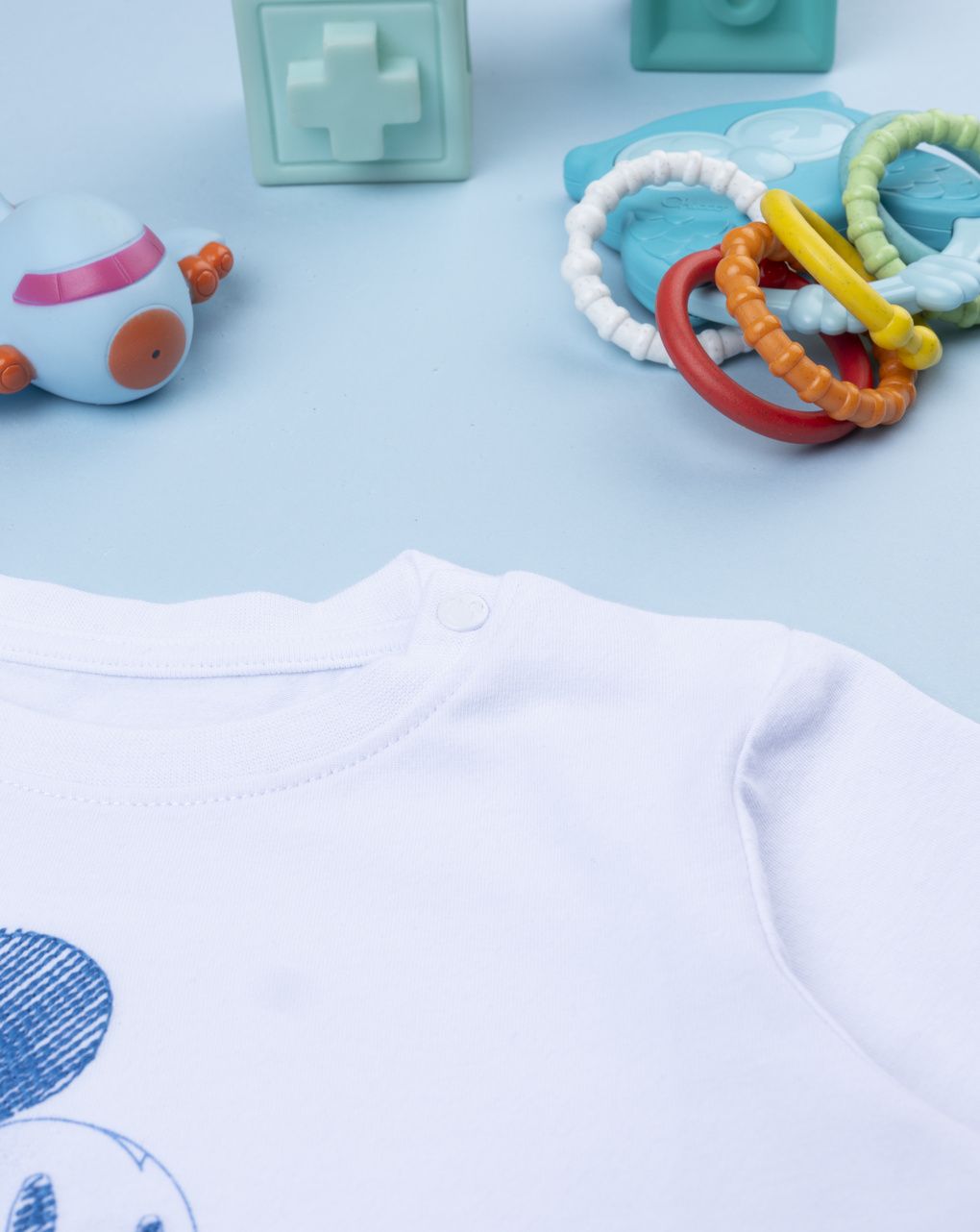 βρεφικό t-shirt λευκό mickey για αγόρι - Prénatal